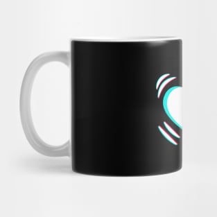 TikTok Beating Heart White Mug